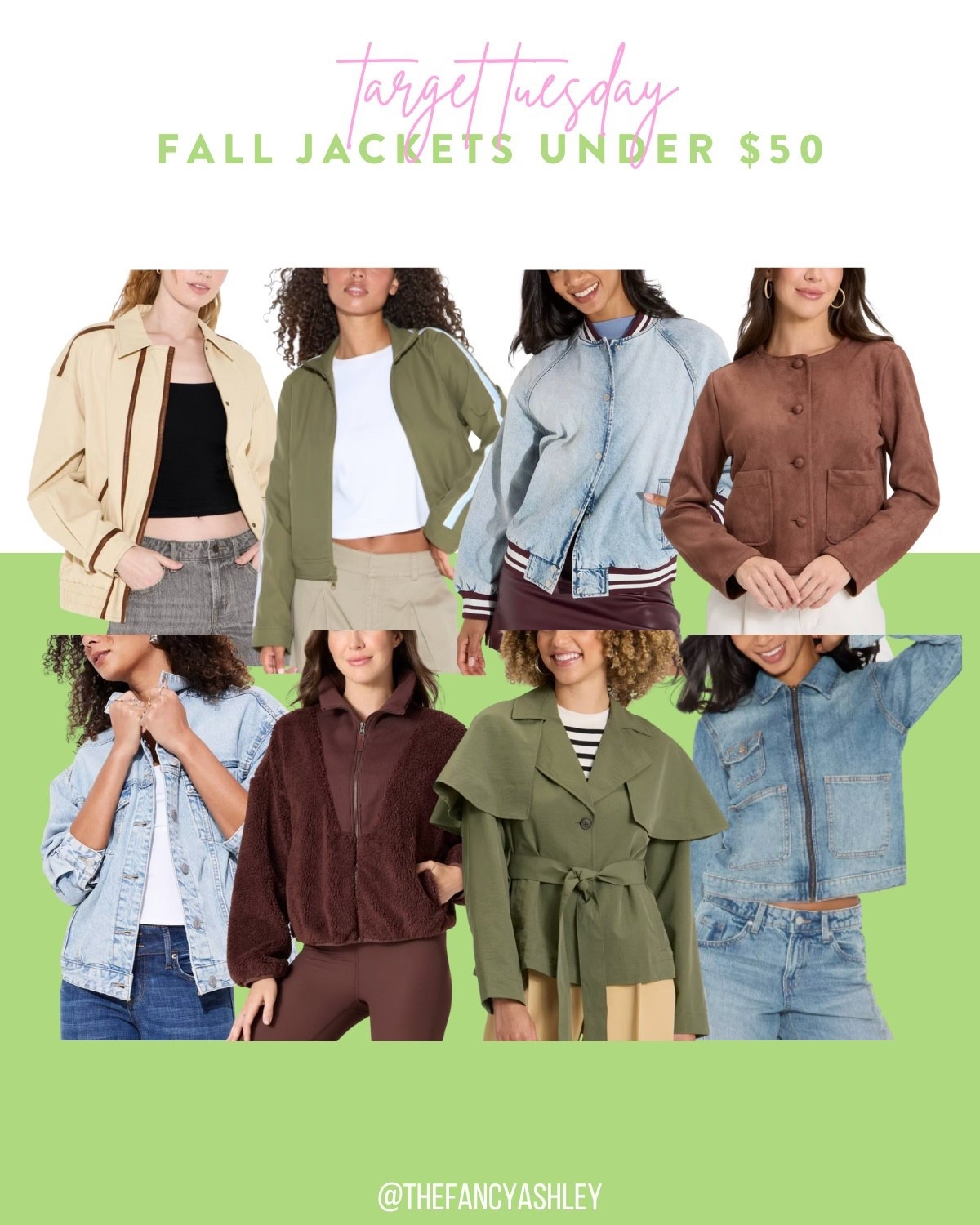 Target Tuesday - fall jackets under $50! Fall weather is here, and it's time to take those transitional pieces into fall with a cute layer. Target has some fab jacket finds with tons of colors and styles to choose from, all under $50. Total outfit perfection! Fall jackets | fall coats | layering pieces | fall staples | outerwear | transitional jackets | fall layers | lightweight jackets

#LTKSeasonal #LTKFindsUnder50 #LTKStyleTip