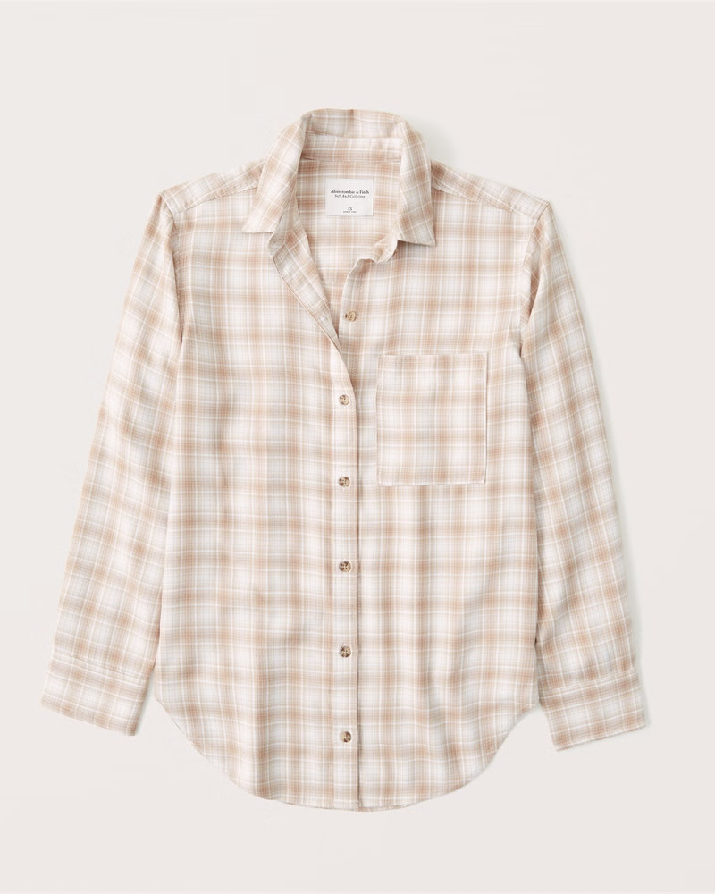 Boyfriend Flannel Shirt | Abercrombie & Fitch (US)