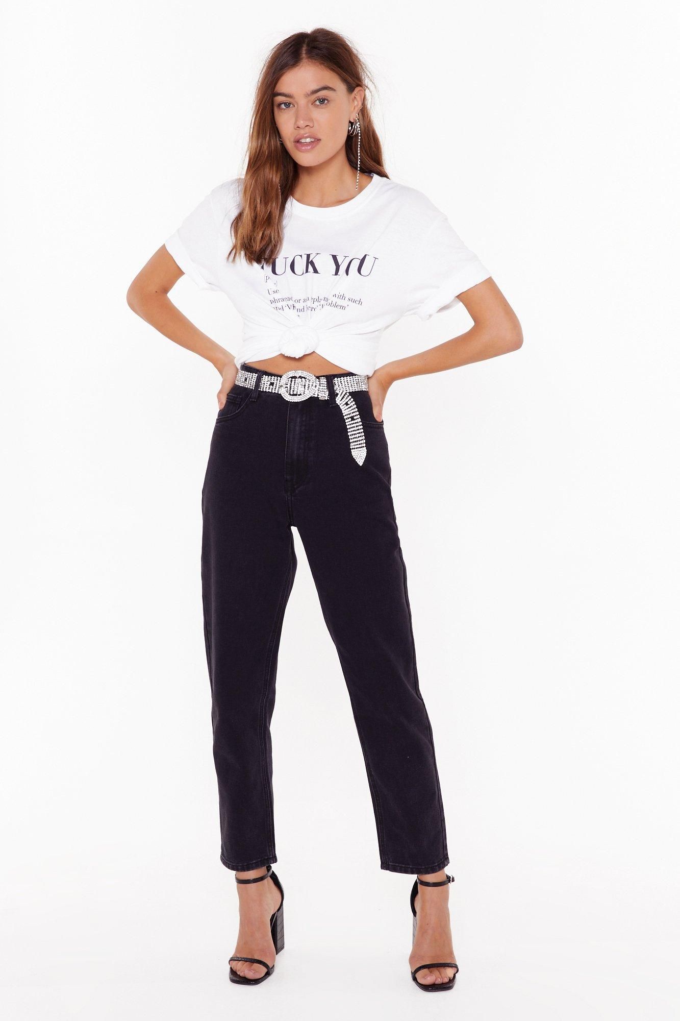Don't Forget to Say High-Waisted Mom Jeans | NastyGal (US & CA)