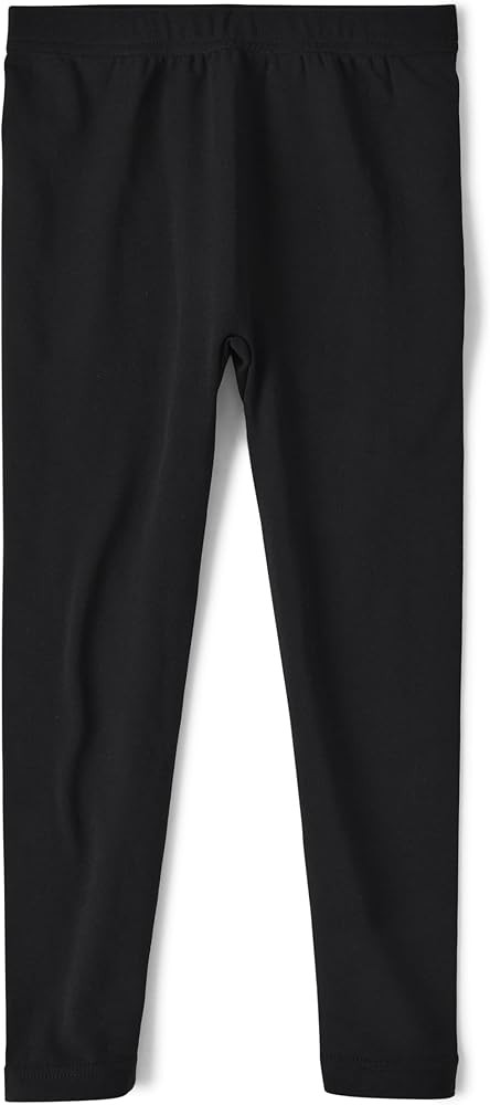 The Children's Place Girls' Fleece Lined Legging Pant, Black, Medium | Amazon (US)