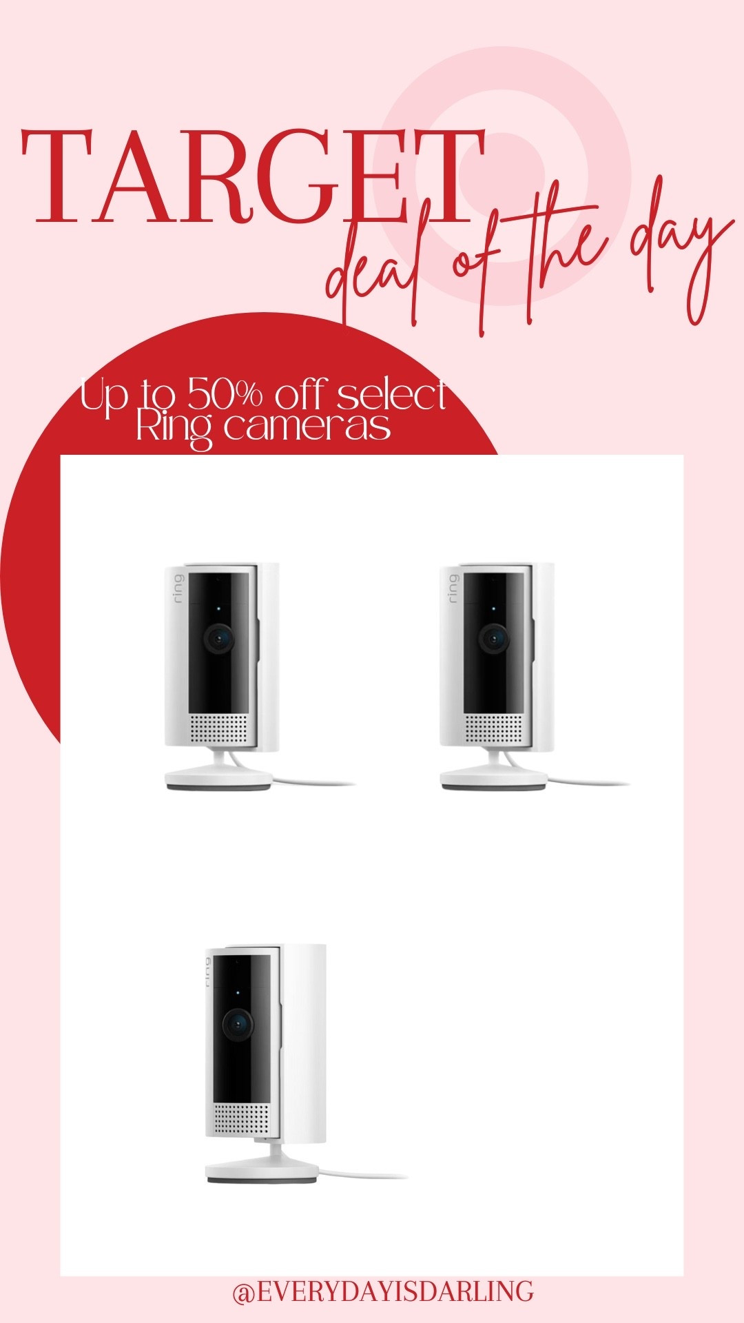 Select ring cameras up to 50% off today only!

#LTKSaleAlert