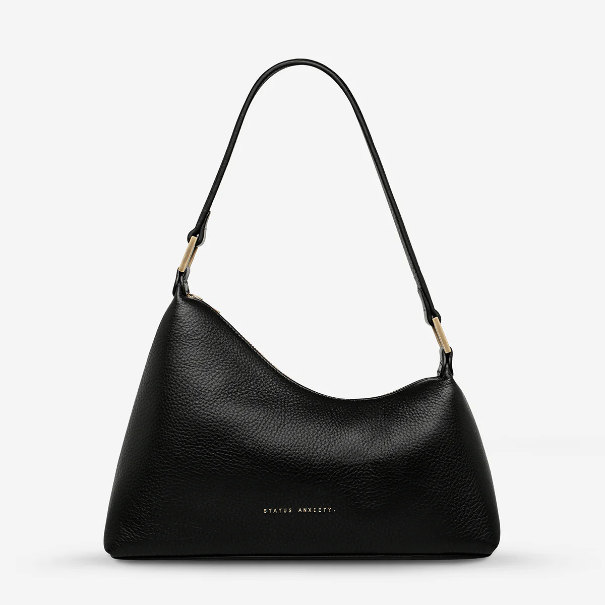 Reverie Women's Black/Gold Leather Bag | Status Anxiety® | Status Anxiety 