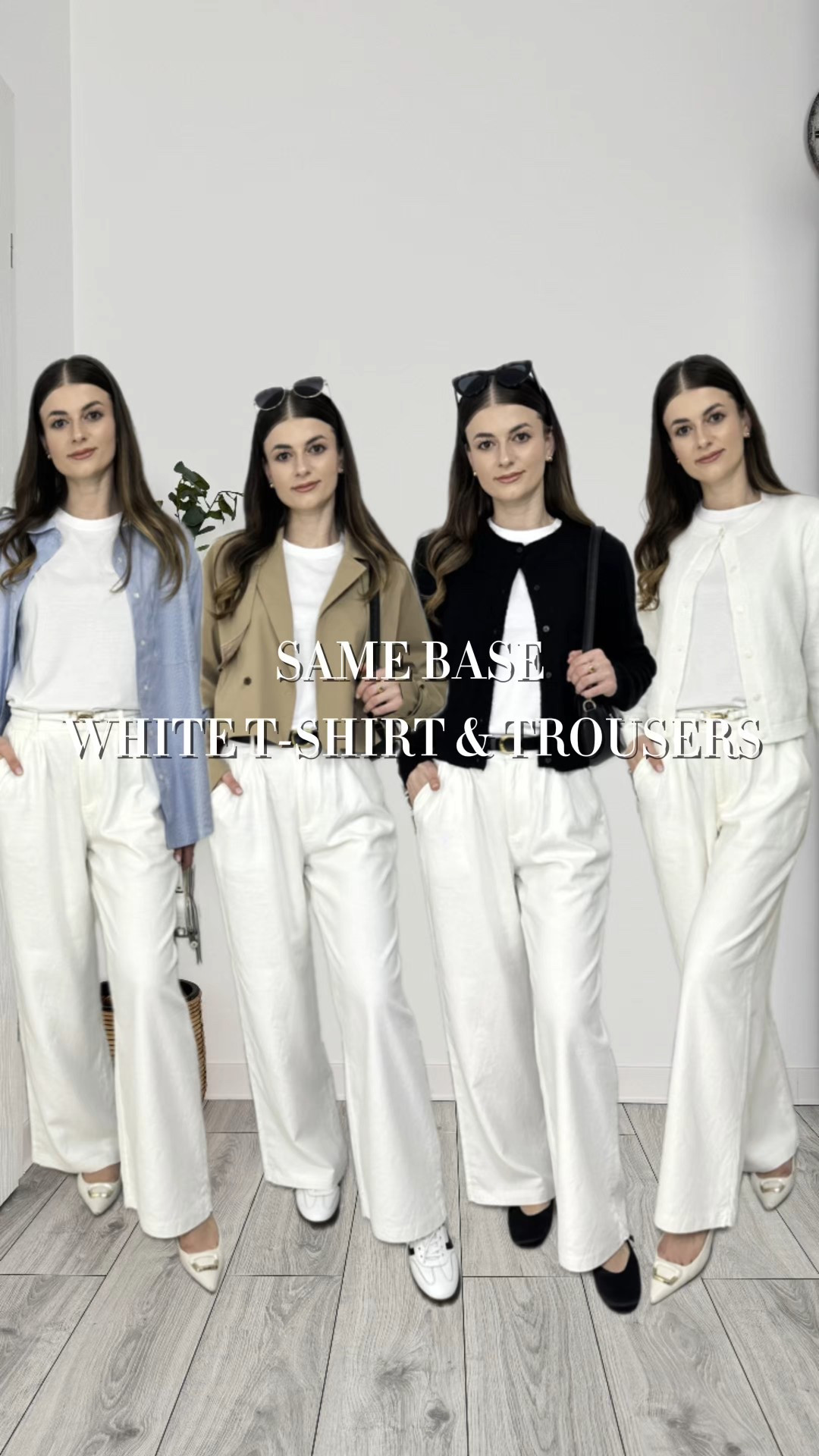 6 stylish looks with one white tee and trousers! ✨ From casual to polished, these are some versatile outfits. Which one’s your favorite? 🤍 #IlaStylesDiary 


#LTKspring #LTKstyletip #LTKworkwear