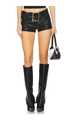 superdown Melania Micro Short in Black from Revolve.com | Revolve Clothing (Global)