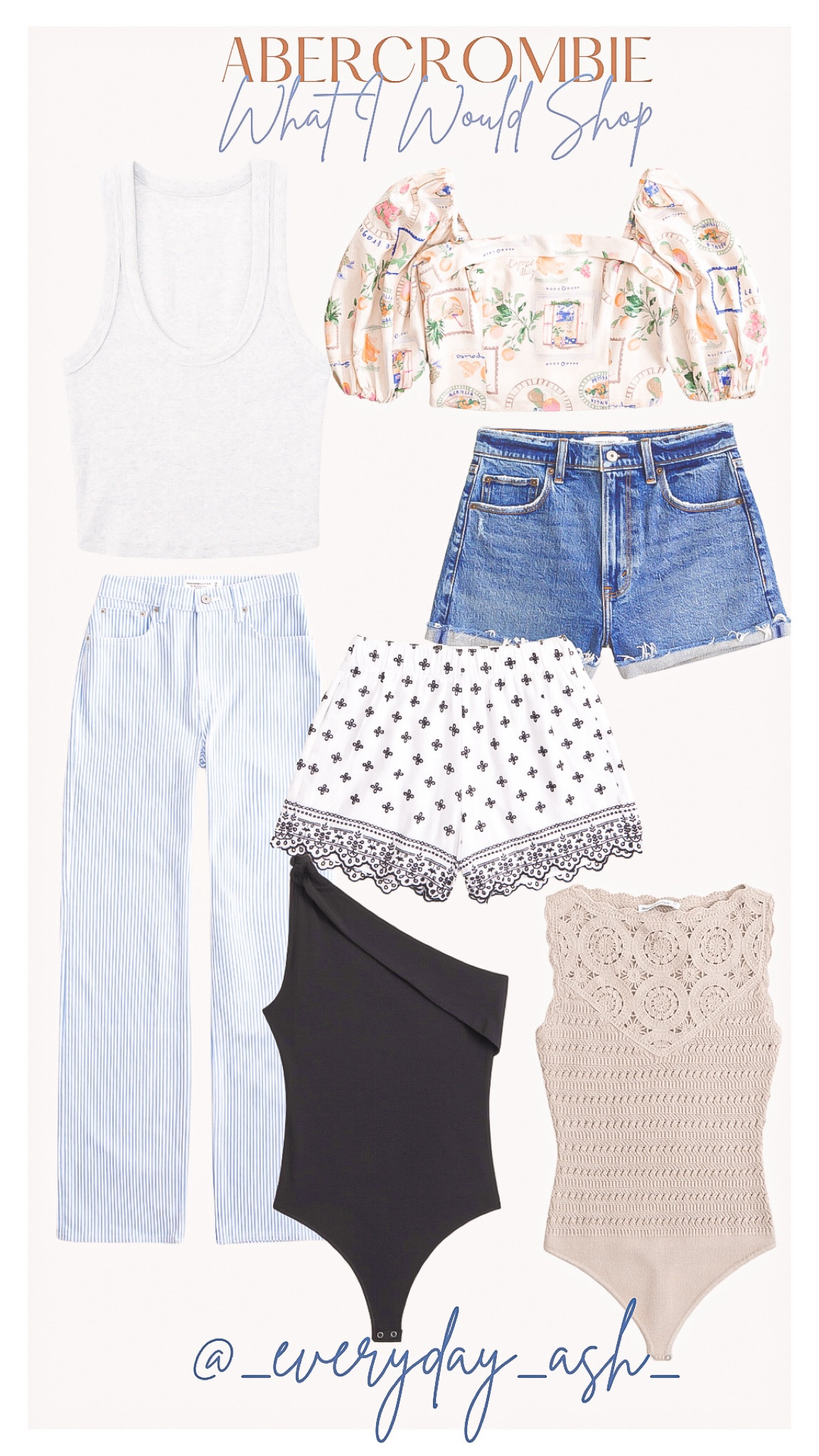 LTK spring sale 

Shop these Abercrombie finds - copy the code for discount 

Abercrombie, LTK spring sale, tank top, grey tank top, women’s pants, jeans, denim, black bodysuit, tan bodysuit, crochet bodysuit, women’s shells, denim shorts, jean shorts, ruffle shorts, black and white shorts,

#LTKstyletip #LTKSpringSale #LTKfindsunder100