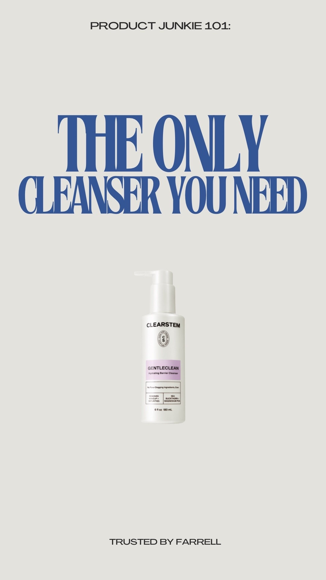 Barrier repair cleanser. This is the best! Smells like oranges. 🍊 

#LTKFindsUnder50 #LTKFindsUnder100 #LTKBeauty