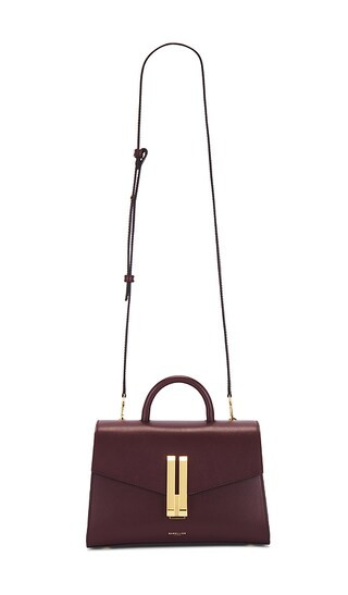 The Midi Montreal Purse in Burgundy | Revolve Clothing (Global)