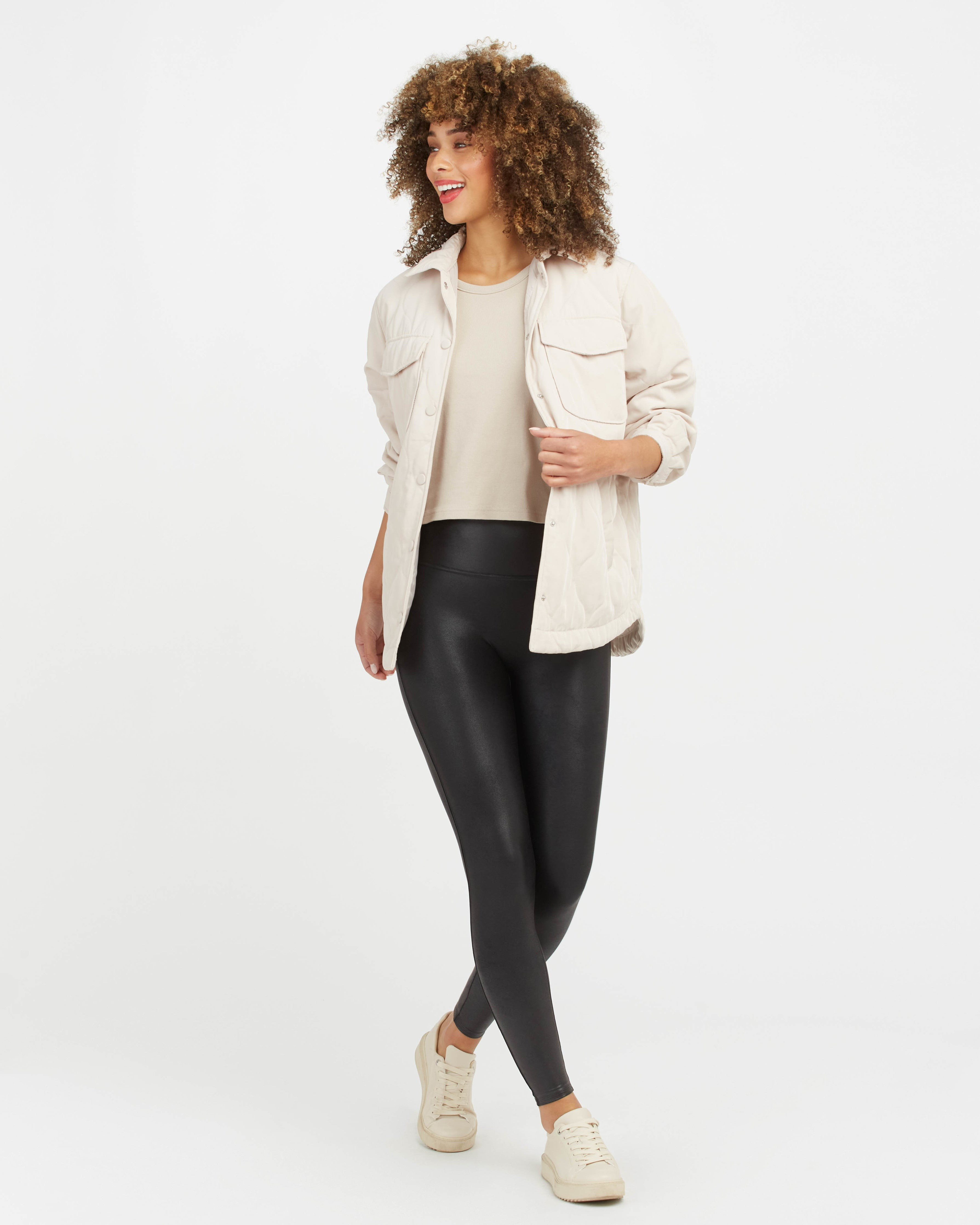 Faux Leather Leggings | Spanx Canada
