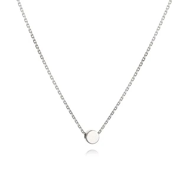 Heldig Dainty Layered Sterling Silver Choker Necklace with a Tiny Round Dot Bead Charm For Women | Walmart (US)