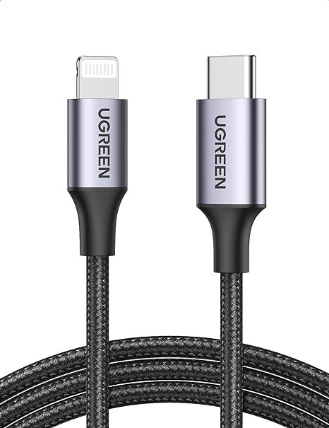 UGREEN USB C to Lightning Cable 10FT - MFi Certified iPhone Charging Cable Compatible with iPhone... | Amazon (US)