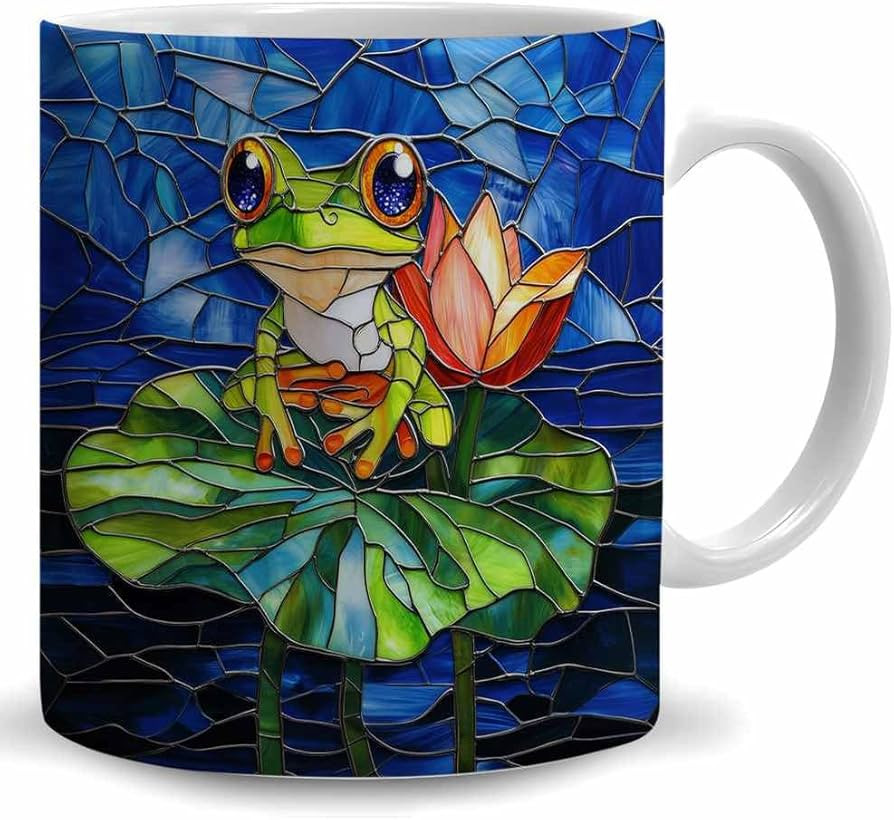 Frog Coffee Mug - Frog Lover Mugs Gifts for Women Men - Birthday, Christmas Gift for Friend Mom D... | Amazon (US)