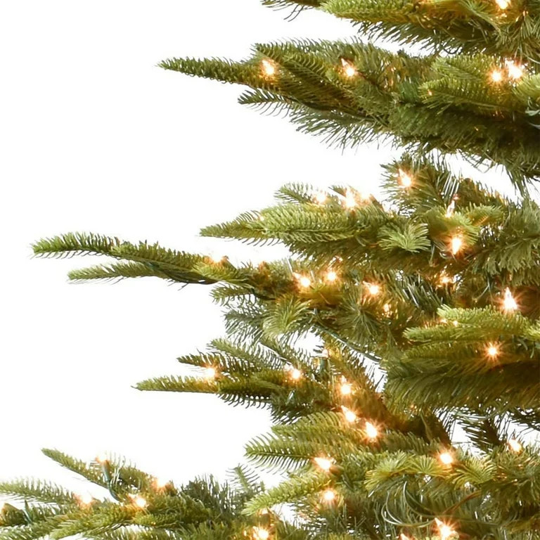 Puleo International 7.5' Pre-lit Aspen Green Fir Tree - Walmart.com | Walmart (US)