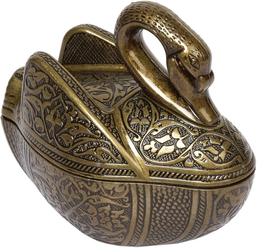 Alisveristime Coated Handmade Brass Sugar Chocolate Candy Bowl Serving Dish with Lid Sugar Contai... | Amazon (US)