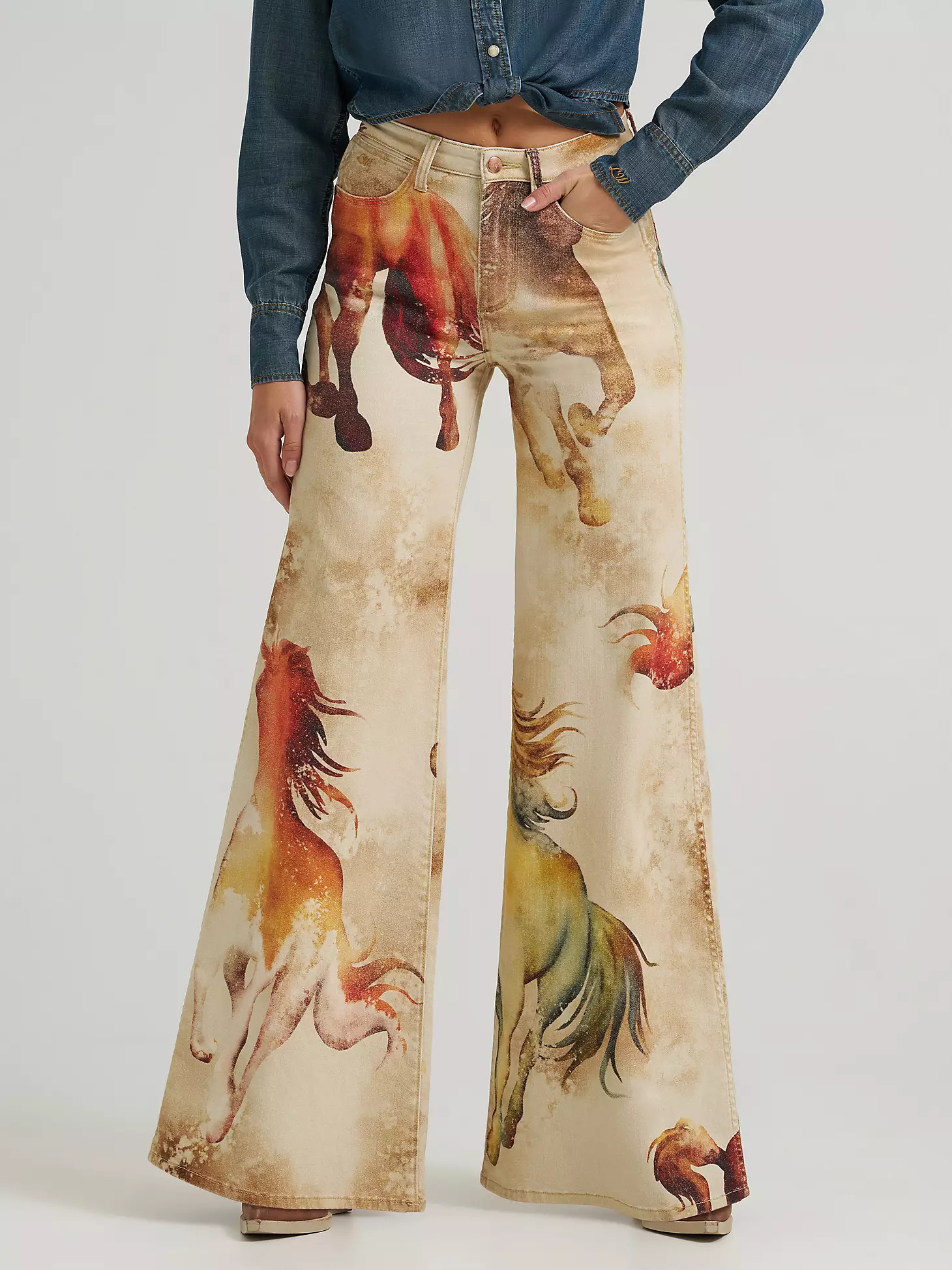 Wrangler x Lainey Wilson Horse Cheeky Wide Leg Jean | Wrangler