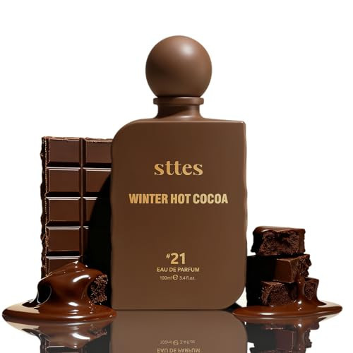 Sttes Perfume #21 for Women – Winter Hot Cocoa Eau de Parfum, Warm Cocoa, The Exact Sweetness You Remember:Hot Milk & Soft Vanilla Scent, Long-Lasting Sweet Gourmand Fragrance, 100ml | Amazon (US)