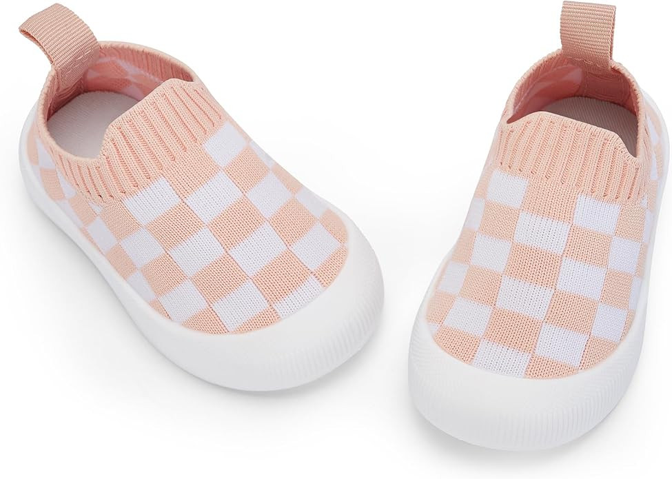 BACSAC Baby Toddler Unisex Infant Shoes Boys Girls Beige Mesh Breathable Non-Slip Soles 6-36 Mont... | Amazon (US)