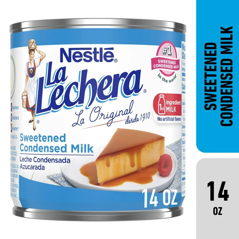 Nestle La Lechera Sweetened Condensed Milk for Thanksgiving Baking, 14 oz Can | Walmart (US)