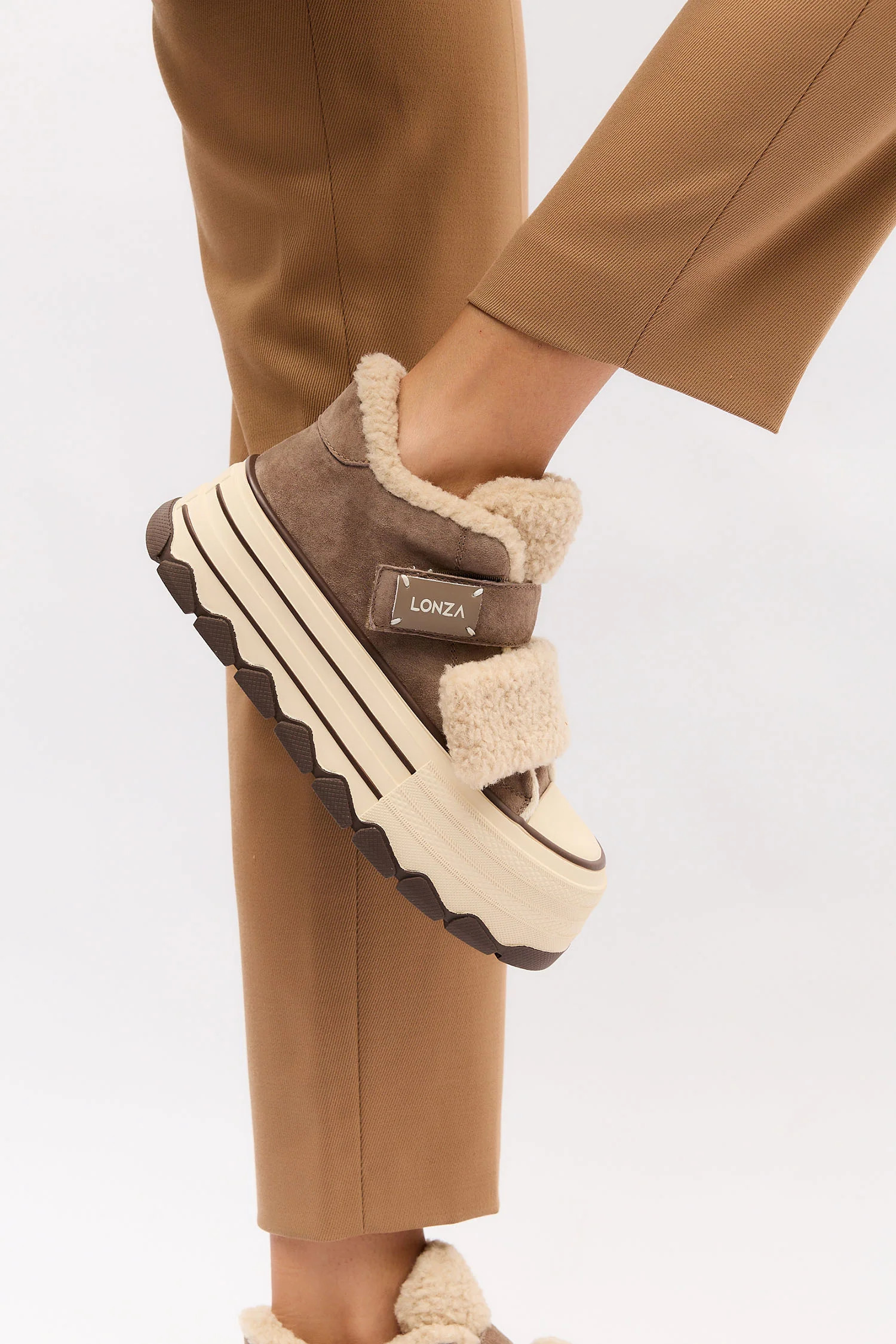 Lonza Glissane Brown ( USD$208.00 ) - premium women's shoes on lonzashoes.com | Lonza Shoes