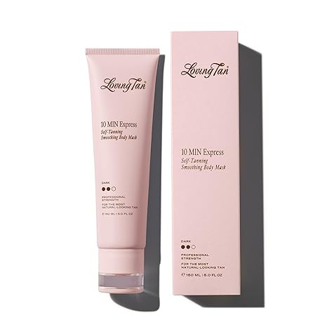Loving Tan 10 Min Express Self Tanner Body Mask – Fast Acting & Streak-Free Smoothing Self Tan ... | Amazon (US)