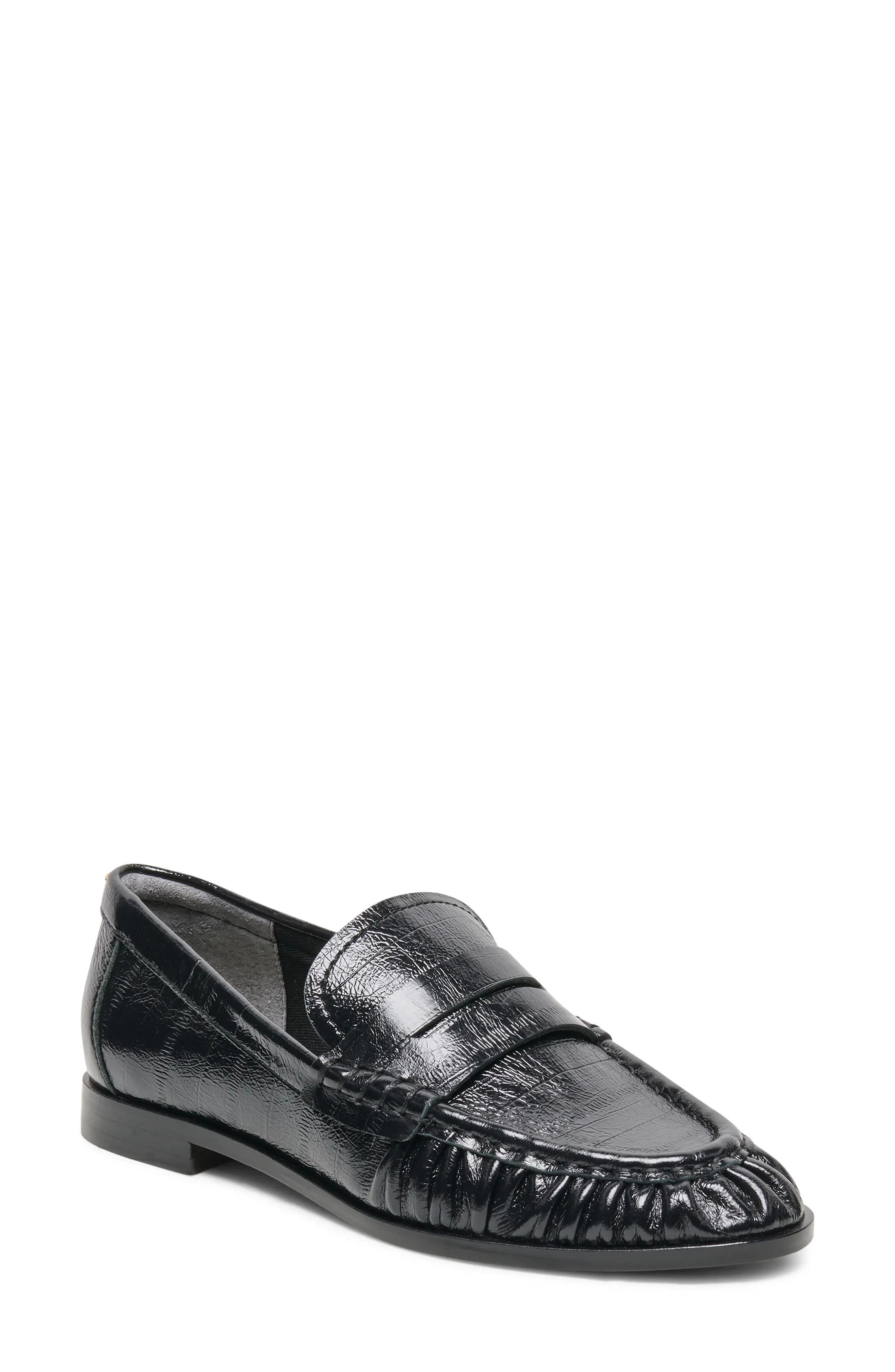 Dolce Vita Baxen Penny Loafer in Chestnut Suede at Nordstrom, Size 6.5 | Nordstrom