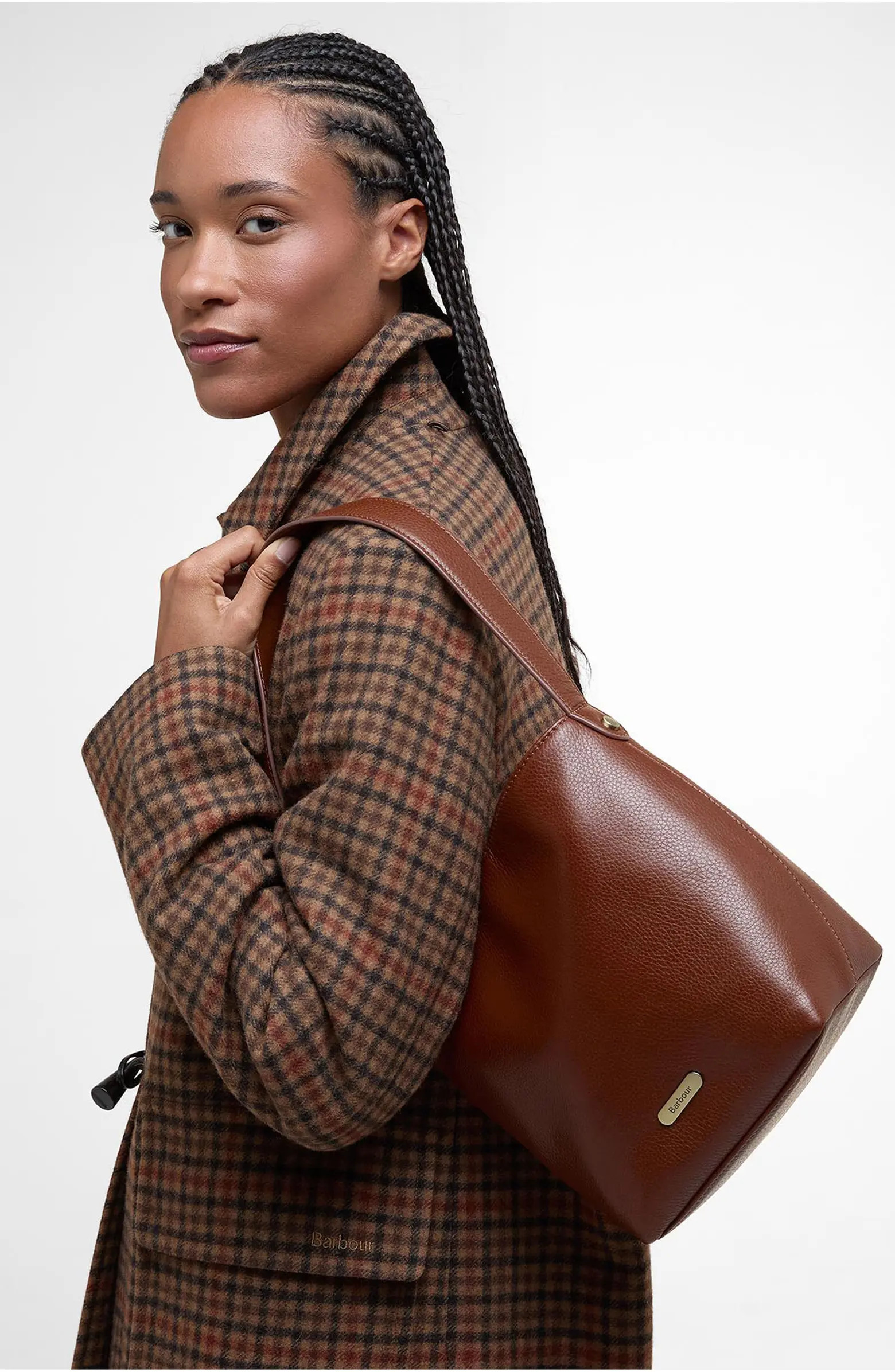 Barbour Cedar Leather Bucket Tote | Nordstrom | Nordstrom