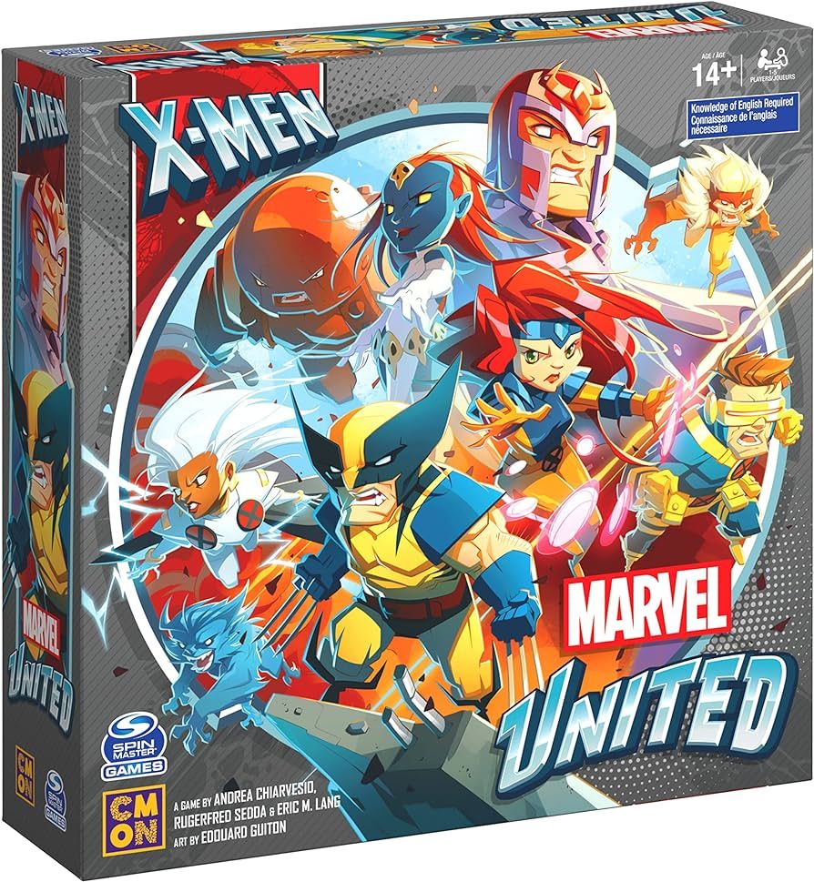 X-Men, Marvel United Board Game with Cards and Collectible Hero Villain Figurines Party Fun Movie... | Amazon (US)