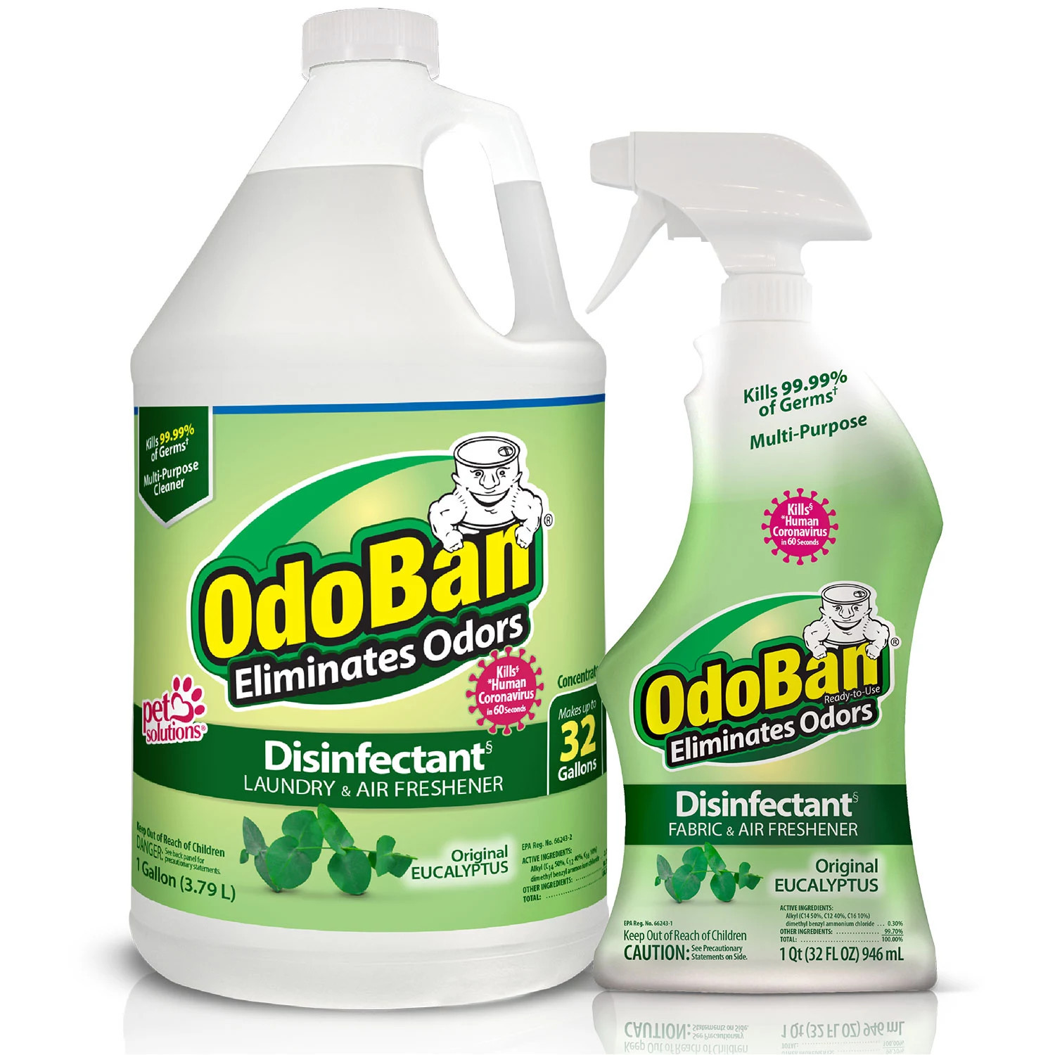OdoBan Odor Disinfectant, Eucalyptus (1 gal. concentrate / 32 oz. ready-to-use) | Sam's Club