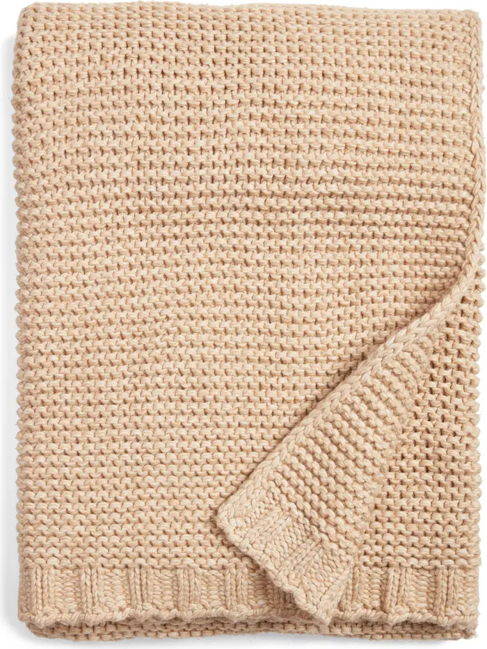Nordstrom Recycled Fiber Knit Throw Blanket | Nordstrom | Nordstrom