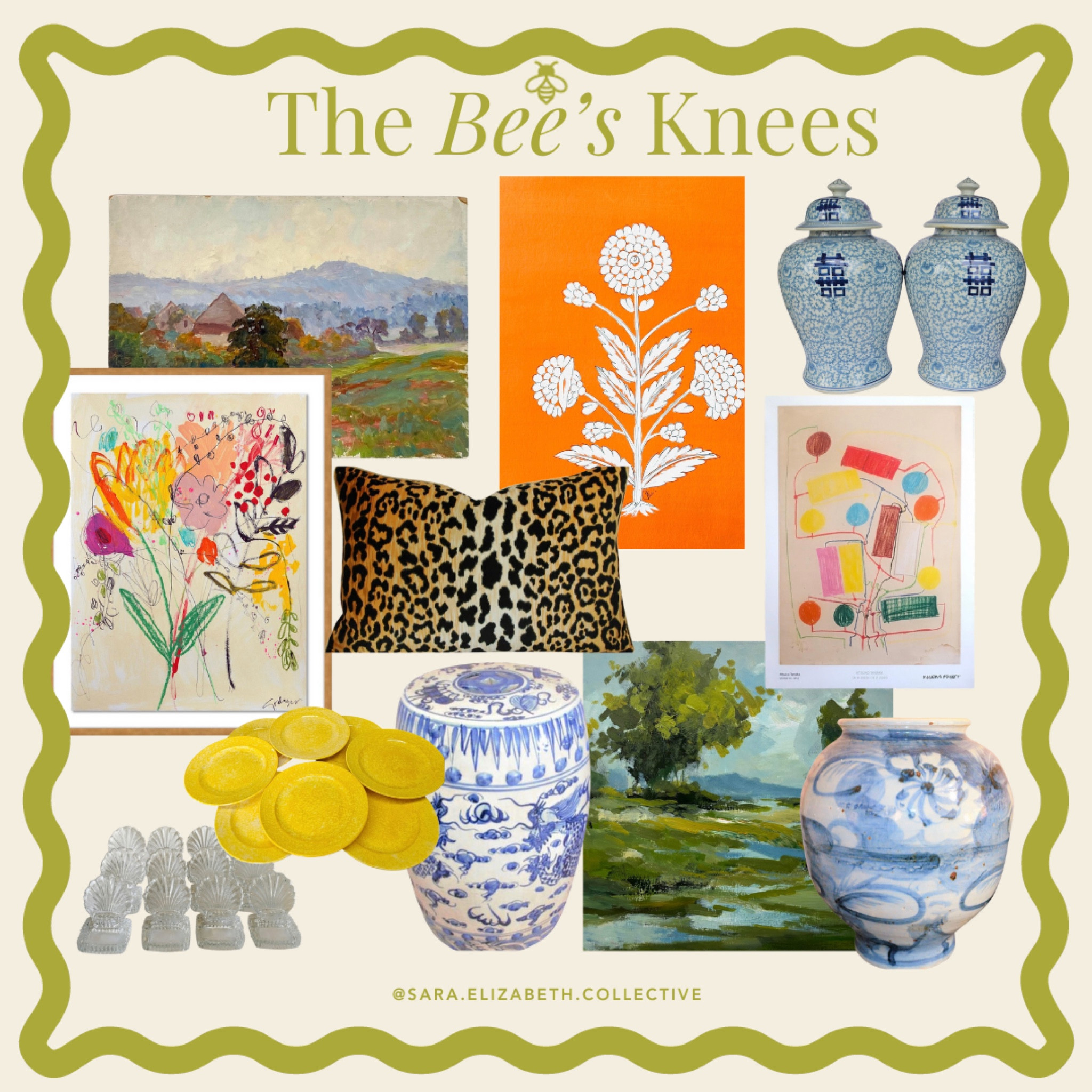 Curated finds 
Bees knees
Home decor 
Original art 

#LTKhome