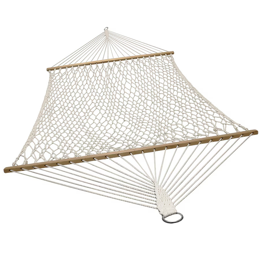 Sunnydaze Decor Off-white Rope Hammock | Lowe's