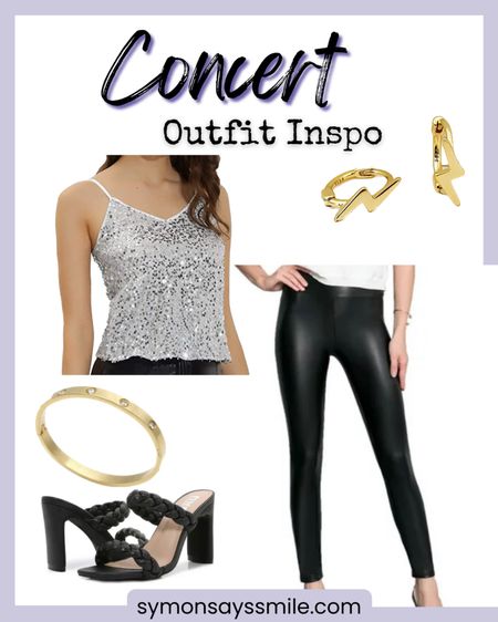 Concert outfit Inspo / eras tour / black and gold 

#LTKstyletip