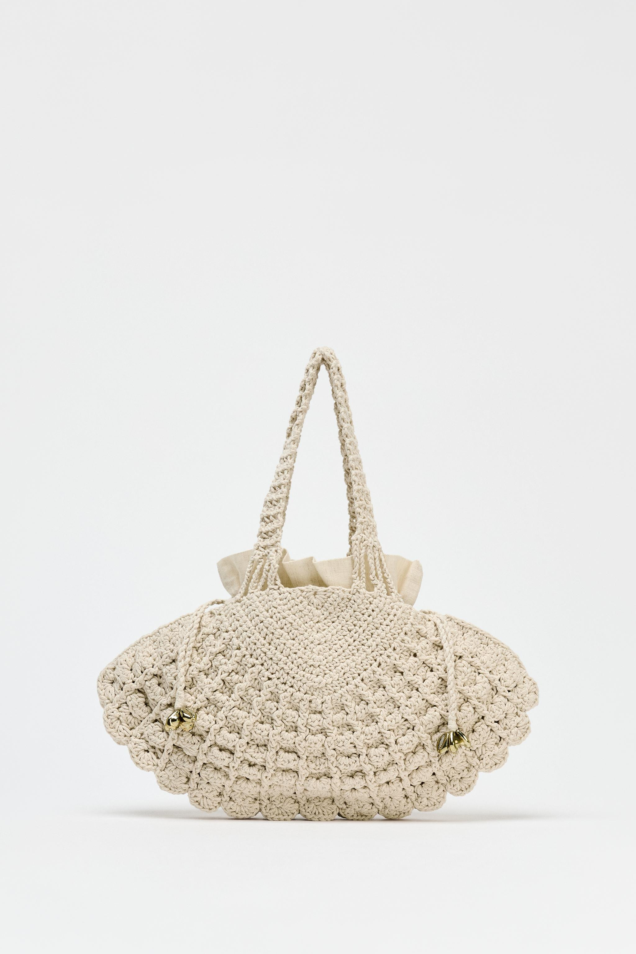 CROCHET SHELL BAG | Zara UK