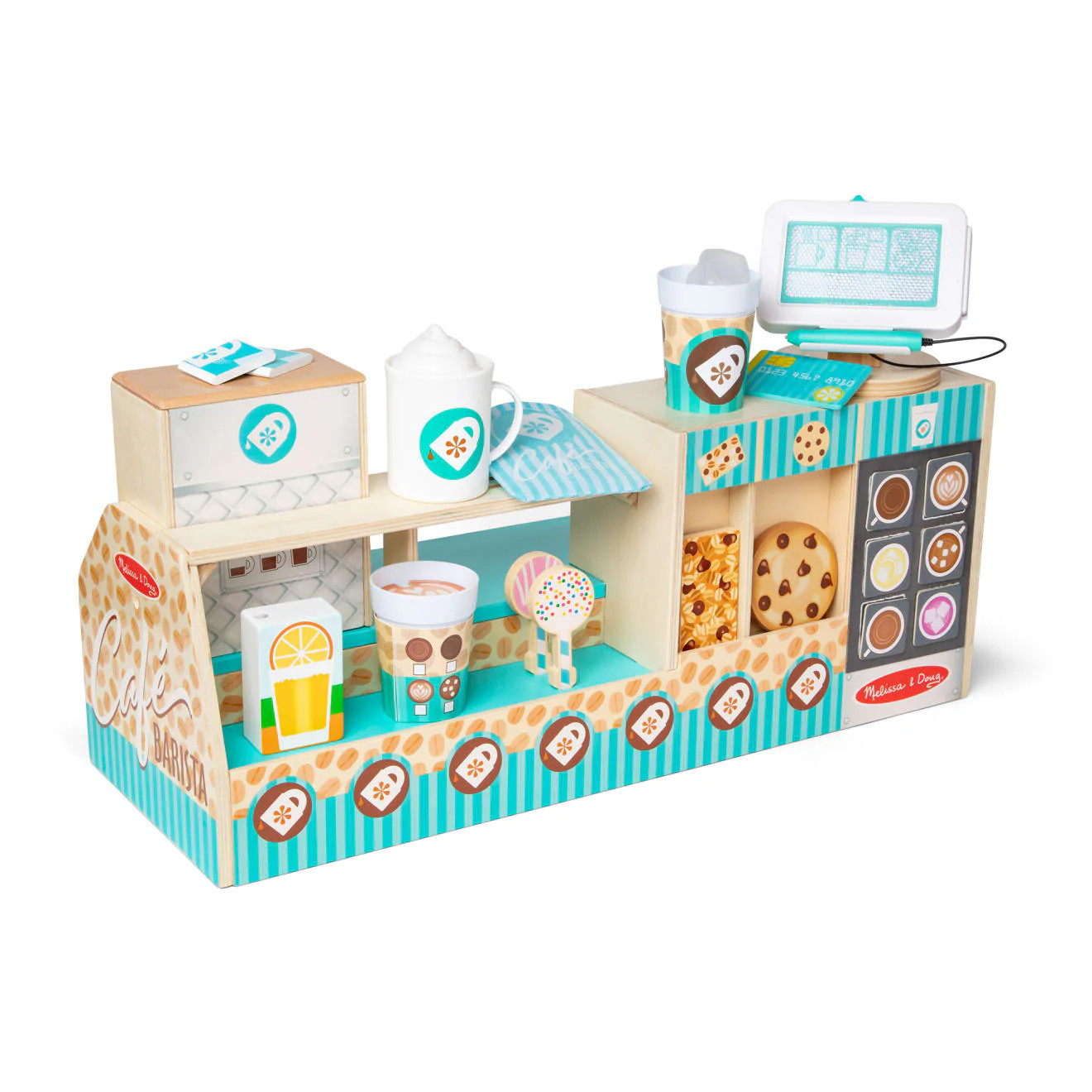 Wooden Cafe Barista Coffee Shop | Melissa and Doug