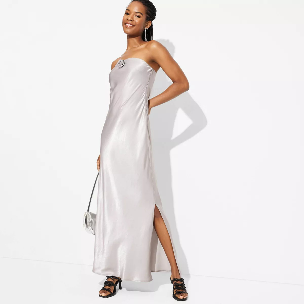 Women's Rosette Tube Maxi Bodycon Dress - Wild Fable™ | Target