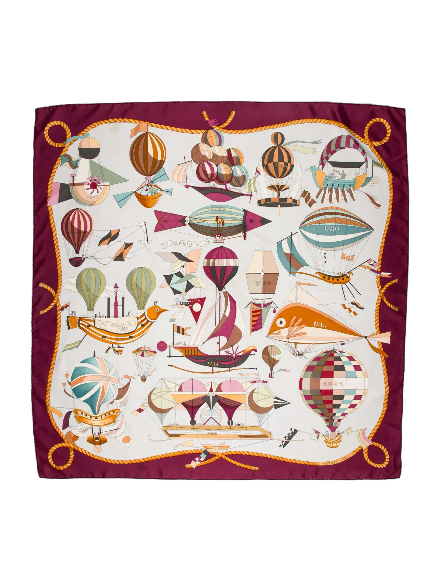 Les Folies du Ciel Silk Scarf | The RealReal