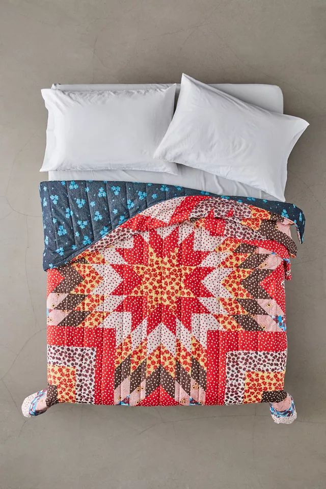 Mixed Print Patchwork Quilt | Urban Outfitters (US and RoW)