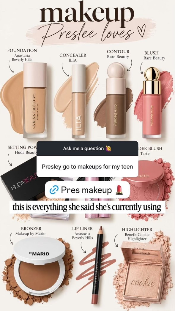 Makeup Preslee uses - teen makeup!

Makeup products, makeup, makeup finds, beauty, teen makeup, Sephora, Ulta