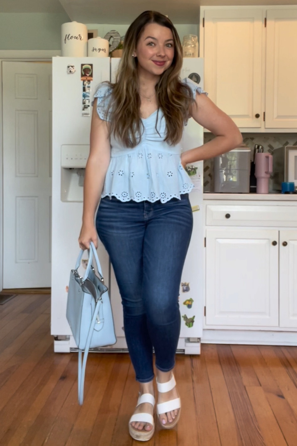 Date night outfit🩵 OOTD on TikTok 

#LTKStyleTip #LTKSeasonal #LTKFindsUnder50