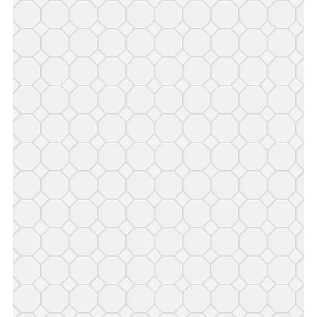 Satori Hudson Brilliant White Bistro 12-in x 12-in Matte Porcelain Hexagon Floor and Wall Tile (0... | Lowe's