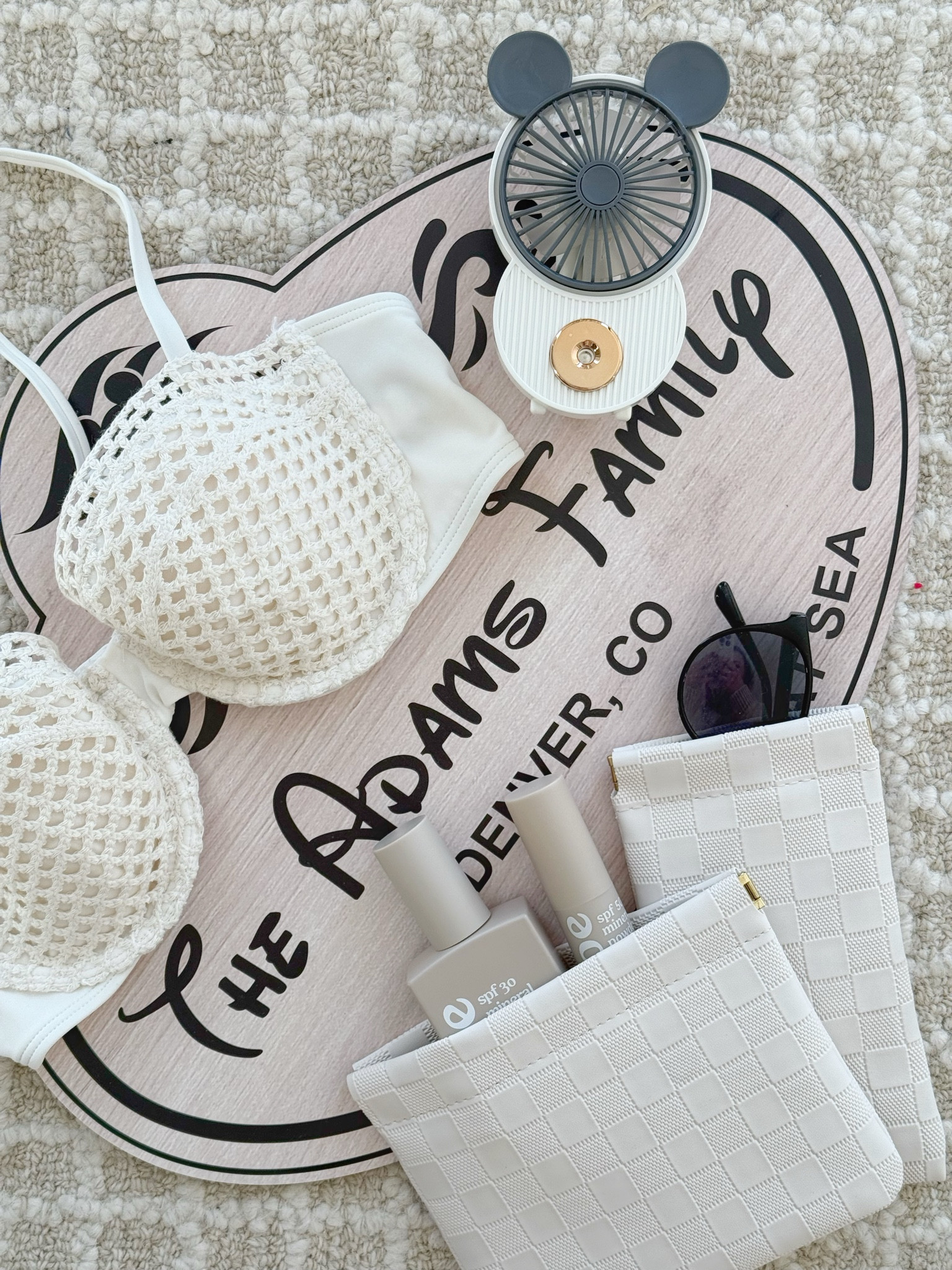 Cruise essentials are packed—SPF, breezy neutrals, and the cutest Mickey fan to stay cool on deck! Linking all my must-haves for a stylish and sun-protected Disney adventure. #DisneyCruise #VacationReady #EffortlessStyle #TravelEssentials

#LTKStyleTip #LTKTravel #LTKBeauty