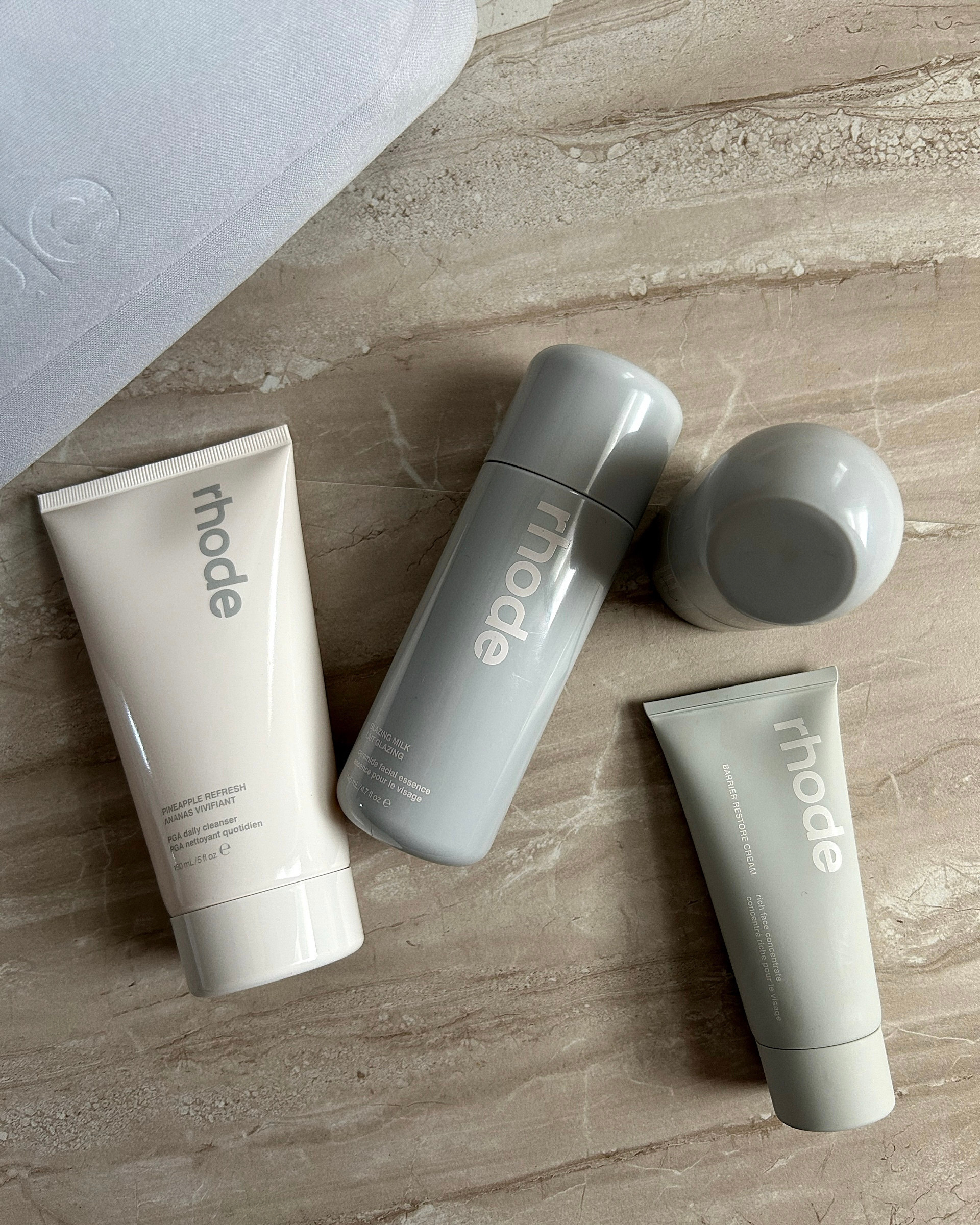 Rhode skincare essentials for hydrated, glazed-looking skin. From the viral Peptide Lip Treatment and Peptide Lip Tint to Glazing Milk, Peptide Glazing Fluid, Barrier Butter, Pineapple Refresh, and Rhode's everyday skincare staples, these are the products to know if you love dewy skin, barrier-supporting skincare, and a simple beauty routine. Rhode has become a go-to for achieving that hydrated, glossy skin aesthetic with products that are easy to layer into your morning and nighttime routine. Save these Rhode Beauty favorites for your next skincare restock, beauty gift, or everyday glow routine.


#LTKBeauty #LTKFinds #LTKGiftGuide #Rhode #RhodeSkin #RhodeSkincare #RhodeBeauty #HaileyBieber #GlazedSkin #GlazedDonutSkin #DewySkin #GlowingSkin #HydratedSkin #SkinBarrier #BarrierSkincare #PeptideSkincare #PeptideLipTreatment #PeptideLipTint #GlazingMilk #PeptideGlazingFluid #BarrierButter #SkincareRoutine #BeautyRoutine #SkincareFavorites #ViralSkincare #TrendingSkincare #BeautyMustHaves #SkincareMustHaves #BeautyFinds #GiftIdeasForHer 

 #LTKgrwm #LTKmorningroutine #LTKselfcare