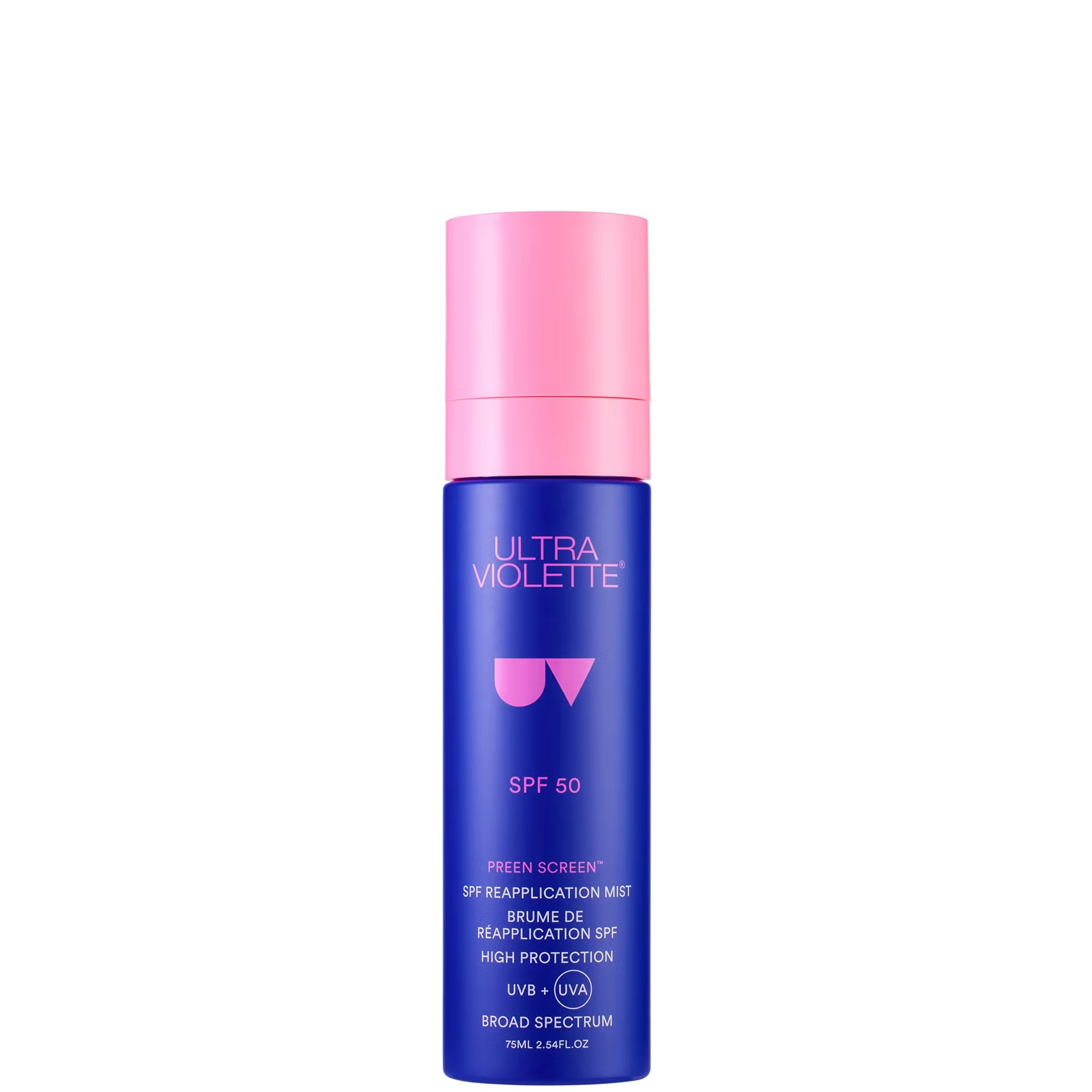 Ultra Violette Preen Screen SPF 50+ Reapplication Mist 75ml | Cult Beauty