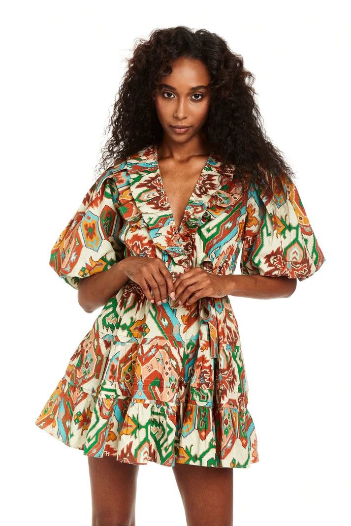Love the Label Remy Dress- Marrakech Ivory | Frock Shop
