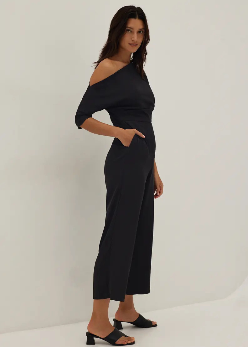 Avianna Asymmetric Straight Leg Jumpsuit | Love, Bonito USA