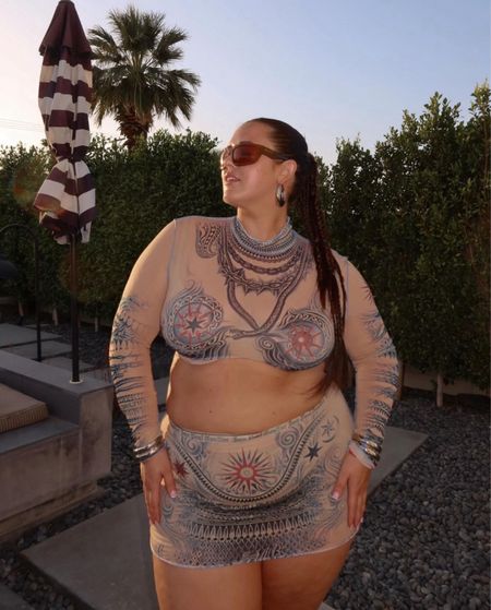 coachelly elly bo belly 

Festival outfit, spring outfit, matching set, mesh outfit, hairstyle, music festival, plus size, designer 

#LTKplussize #LTKstyletip #LTKFestival