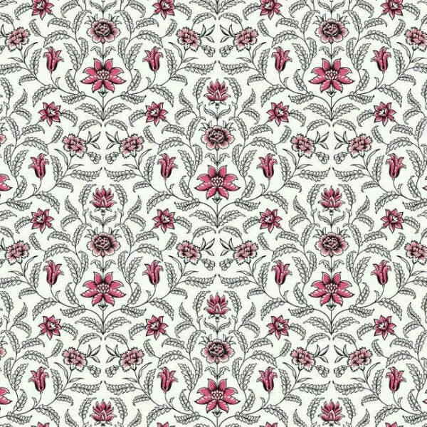 Vintage Blooms Wallpaper- Crimson | York Wallcoverings