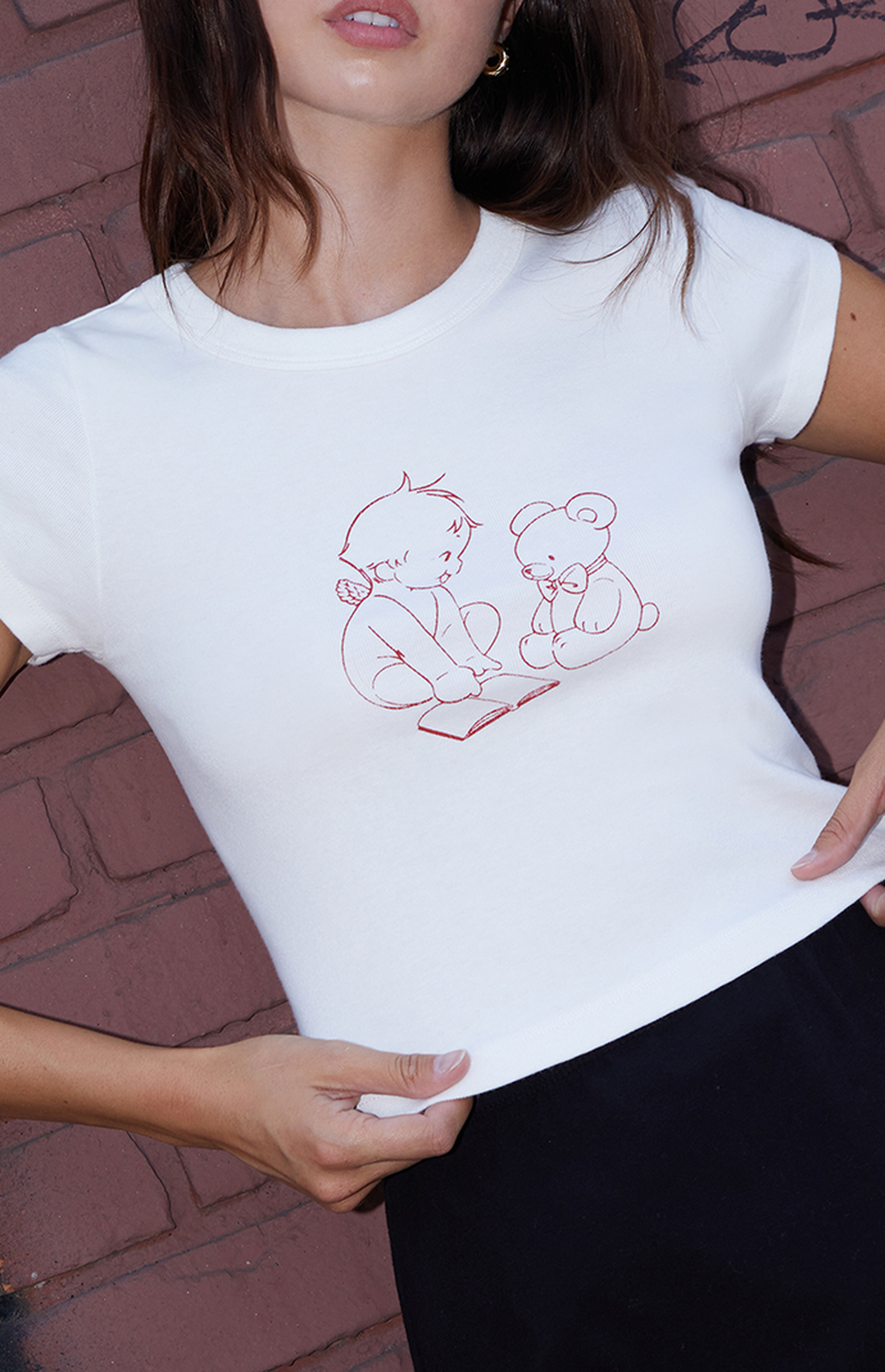 John Galt Ashlyn Angel Bear T-Shirt | PacSun