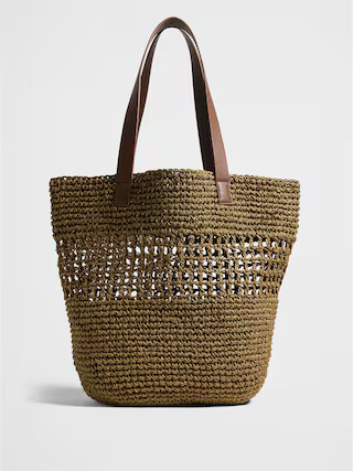 Straw Market Tote | Banana Republic Factory