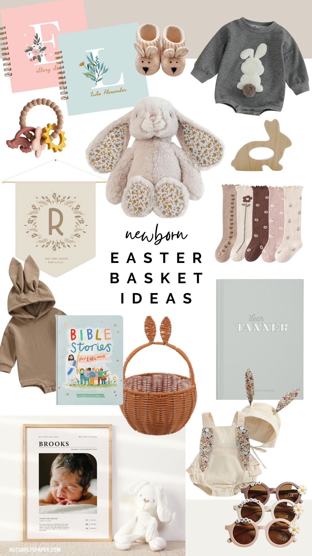 Fill baby's Easter Basket with some sweet items you both will enjoy! Baby clothes, Easter bunnies, teethers, nursery decor, and even memory books.

#LTKSeasonal #LTKbaby #LTKbump