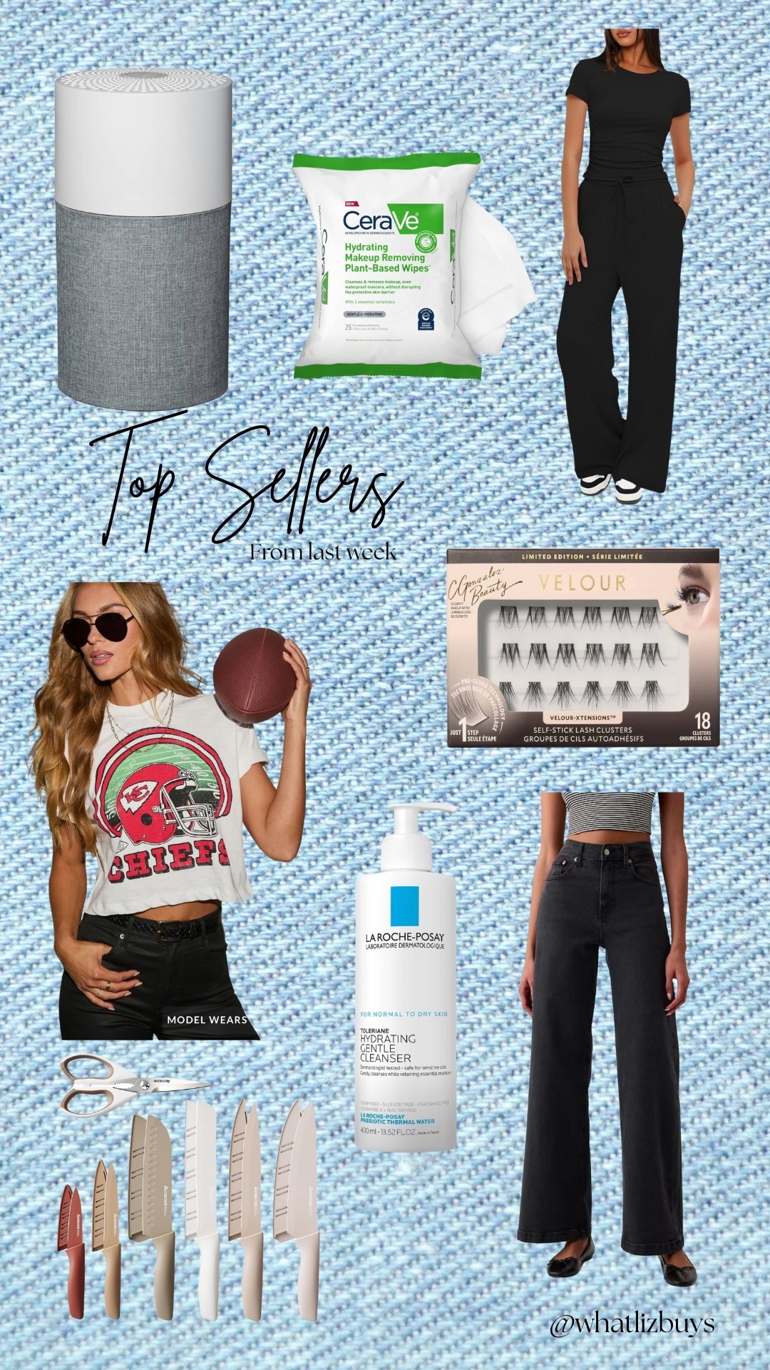 Top Sellers ✨ 

Top: Size Small
Black Set: Medium 
Jeans: size down

#topsellers #ltkpost #fashion #beauty #style 